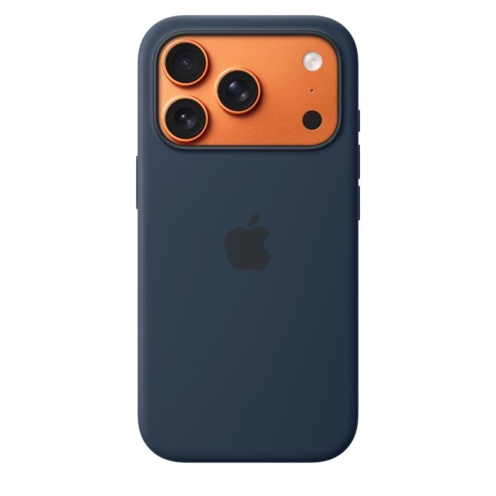 Apple Silicone Case with MagSafe for iPhone 17 Pro - Midnight - Oraxxi