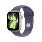 Apple Watch Series 11 Silver Aluminium Case with Purple Fog Sport Band - Oraxxi