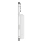 Belkin 5K Magnetic Wireless 5000mAh Power Bank + Kick Stand - White - Oraxxi