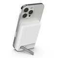 Belkin 5K Magnetic Wireless 5000mAh Power Bank + Kick Stand - White - Oraxxi